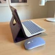 Чохол 360° Rotating Stand Case з клавіатурою і мишею в комплекті для iPad 11 (A16) (2025) - Violet - изображение 2