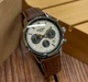 Мужские наручные часы Casio Edifice EFR-575L-7A Серебристые/Бежевый циферблат/Коричневый ремешок - изображение 6