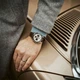 Мужские наручные часы Casio Edifice EFR-575L-7A Серебристые/Бежевый циферблат/Коричневый ремешок - изображение 8