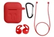 Чехол для наушников Earbox AirPods case silicone Red - изображение 5