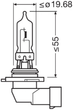 Żarówka samochodowa Osram Original HB3 60 W 12 V (9005-1BL) - obraz 3