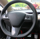 Накладки на кнопки руля Tesla Model 3 Y 2022–2023 — глянцевый карбон комплект - изображение 2