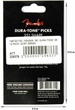 Набор медиаторов Fender Dura-Tone Delrin Picks 0.71 Mm, 351 Shape - 12 Pack Olympic White - изображение 5