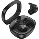 Беспроводные Bluetooth наушники с микрофоном HOCO EW65 Вакуумные TWS наушники с цифровым дисплеем BT5.3, 30/500mAh, Type-C, до 4 часов работы Black - изображение 1