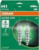 Zestaw żarówek samochodowych Osram Ultra Life H1 55 W 12 V 2 szt (64150ULT-2HB) - obraz 2