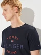 Футболка бавовняна довга чоловіча Tommy Hilfiger 11648 L Темно-синя (smt2000000041261) - зображення 4