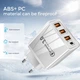 Сетевое зарядное устройство, блок питания 48 Вт, 2 USB + QC 3.0 + Type-C PD 20 Вт, адаптер для зарядки, белый - изображение 4