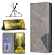 Чохол-книжка з кишеньками UniCase Geometric Pattern для Motorola Moto G77 - Grey - зображення 4