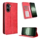 Чехол-книжка Deexe Retro Style для OnePlus Nord CE 5 / Ace 5 Racing - Red - изображение 1