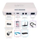 Источник бесперебойного питания WGP 20800 mAh 30W: USB 5V / POE 24V (0.5A)/48V (1A) + LAN 1000 Mbps / DC 12V/9V (2A max) для Wi-Fi роутера, камеры видеонаблюдения, POE: инжектора, коммутатора, Switch, HUB (POE05) - изображение 3