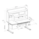 Детский стол-трансформер Cubby Toru Grey и стул FunDesk SST3L Grey - изображение 8