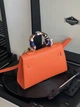 Сумка Hermes Kelly с платком оранжевый - изображение 5