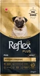 Повноцінний та збалансований сухий корм Reflex Plus Pug Adult для дорослих собак породи мопс 2 кг (8698995036405) - зображення 1
