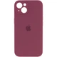 Чехол Fiji Silicone Case Full Camera для Apple iPhone 13 бампер накладка с защитой камеры Plum - изображение 1