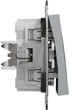 Вимикач 2-клавішний Schneider Electric Asfora самозажимний сталь EPH0300162 - изображение 3