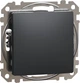 Перемикач 1-клавішний Schneider Electric Sedna Design Чорний SDD114106 - изображение 1