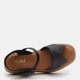Женские сандалии кожаные Teona 481-1 36 23 см Черные (ROZ6501034523) - изображение 5