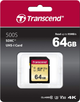Карта пам'яті Transcend 500S SDXC 64GB Class 10 UHS-I U3 V30 (TS64GSDC500S) - зображення 2