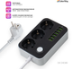 Listwa zasilająca ColorWay 3 gniazda/6 portów USB, czarna (CW-CHE36B) - obraz 8