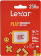 Карта пам'яті Lexar Play microSDXC 256GB Class 10 UHS-I U3 V30 A2 (LMSPLAY256G-BNSNG) - зображення 2