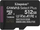 Niepotrzebny duplikat - Karta pamięci Kingston Canvas Select Plus Gen3 microSDXC 512GB Class 10 UHS-I U3 V30 A1 (SDCS3/512GBSP) - obraz 1