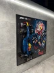Арт Держатель Рамка на Стену 80x80 см. для Фирменного Конструктора Technic F1 Oracle Red Bull Racing RB20 (42206) Ред Булл Формула 1 Сезон 2024 з Зображенням Макса Ферстаппена - изображение 5