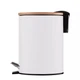 Ведро для мусора Ardesto Minimalism ARHB3601WB 3 л белое 5132434 - зображення 4