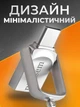 Флешка 64Гб 2в1 Type-C + USB металлический флеш-накопитель Bliksem ЮСБ тайп с Поворотная двухсторонняя память OTG 64GB для ПК и телефона - изображение 8