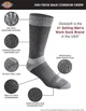 Комплект теплых носков для трейла с контролем влажности Dickies Dri-tech Crew Socks 6-Pack Color: Charcoal (I611010) US6-12 EU39-45 24-30см - изображение 2