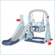 Гірка для дітей з гойдалкою Mealux Bunny (арт. KD-B261 Blue) - зображення 1