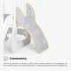Гірка-трансформер для дітей з гойдалкою Mealux Lola (арт. KD-B076 White / Grey) - изображение 9