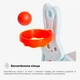 Гірка для дітей з гойдалкою Mealux Bunny (арт. KD-B261 Blue) - зображення 7