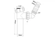 Продовжувач пластмасовий до сифона для умивальника з підключенням до пральної машини 1 1/4*32мм*120мм TEE5/4B1 - изображение 2