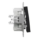 Вимикач для жалюзі Schneider Electric Asfora антрацит EPH1300171 - зображення 2