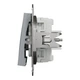 Выключатель трёхклавишный Schneider Electric Asfora сталь EPH2100162 - изображение 2