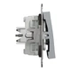 Выключатель трёхклавишный Schneider Electric Asfora сталь EPH2100162 - изображение 4