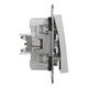 Кнопковий вимикач Schneider Electric Asfora алюміній EPH0700161 - зображення 3