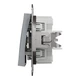 Переключатель одноклавишный Schneider Electric Asfora сталь EPH0400162 - изображение 8