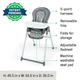 Krzesełko do karmienia Ingenuity Deluxe 7 w 1  Proper Positioner Parker (0074451167926) - obraz 2
