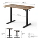 Геймерський стіл SENSE7 Nojo LIGHT 120 см x 60 см ( Wenge) - изображение 8