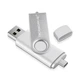 USB Флешка 2в1 32GB Type-C/USB OTG Microdrive Белый - изображение 1