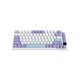 Клавіатура Ajazz AK820 Pro Flying Fish Switch Purple RGB USB/Wireless/Bluetooth UA Purple (AK820PRO-FF-PWB) - зображення 3