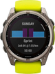 Smartwatch Garmin fenix 8 51mm Solar Sapphire Titanium With An Amp Yellow and Graphite Silicone Band (010-02907-21) - obraz 7
