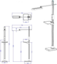 Lampa podłogowa Standart BL1913-C - obraz 2