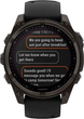 Smartwatch Garmin fenix 8 47mm Solar Sapphire Carbon Grey DLC titanium with Black and Pebble Grey Silicone Band (010-02906-11) - obraz 6
