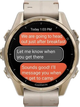 Smartwatch Garmin fenix 8 43mm AMOLED Sapphire Soft Gold with Limestone Leather Band (010-02903-40) - obraz 12