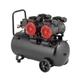 Компресор безмасляний 50 л INTERTOOL PT-0038 2х1.5 кВт, 220 В, 8aтм, 500 л/хвил, 2800 об/хв 4 циліндра - зображення 4