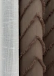 Комплект штор VR-Textil Лен Букле 200х270 2шт и Тюль 500х270 1814ш-115т Коричневый с белым 71-037/6 - изображение 7