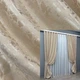 Комплект готовых штор VR-Textil Лен мрамор Pavliani VO № 1713ш айвори 100х270см 2 шт (31-891) - изображение 1