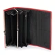 Женский кожаный кошелек на магнитах Dr.Bond W1-V-4 red-black - изображение 2
